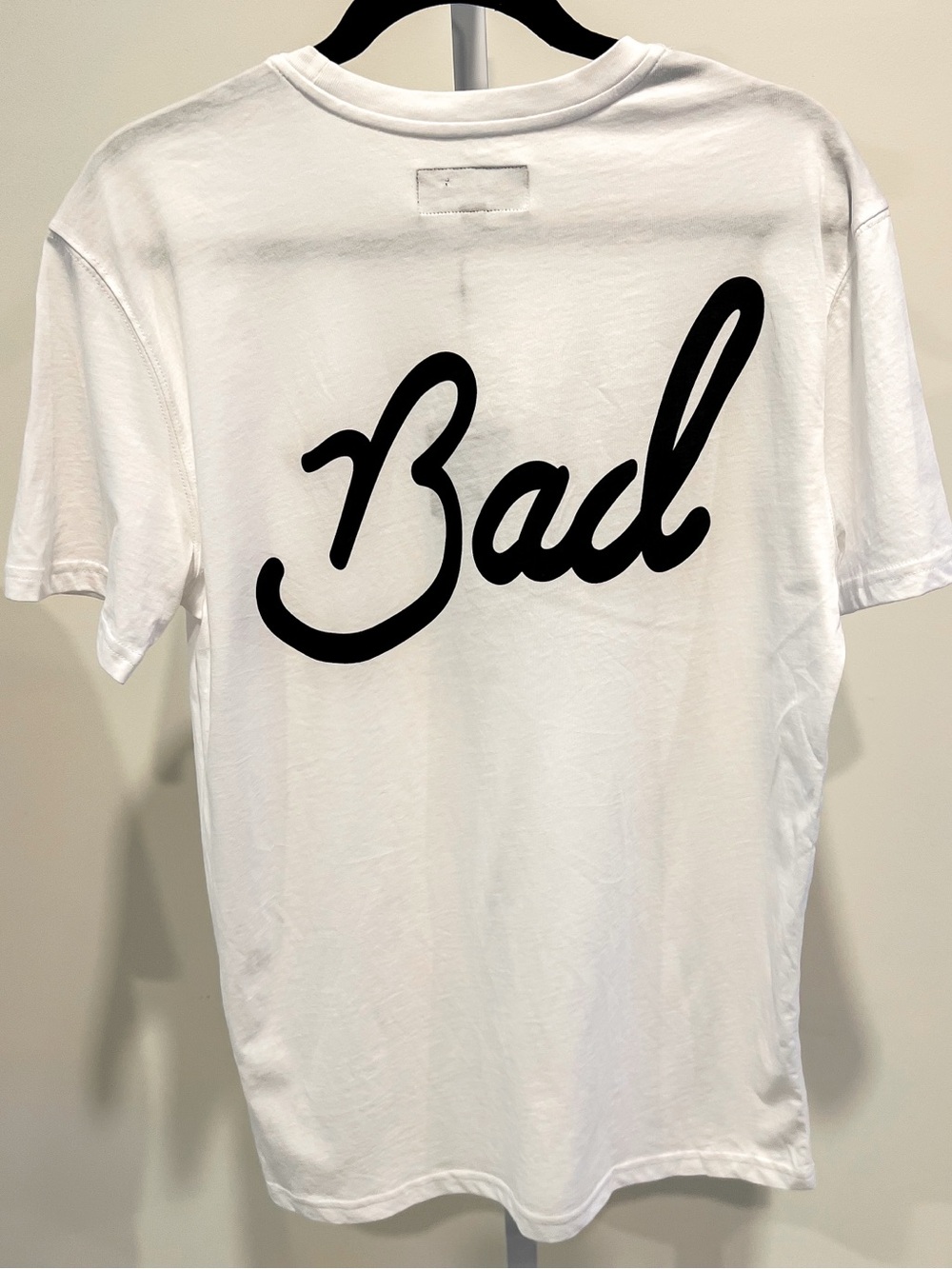 NWT Bad Birdie Golf Black Bird Logo Short Sleeve White Graphic Tee Shirt Medium